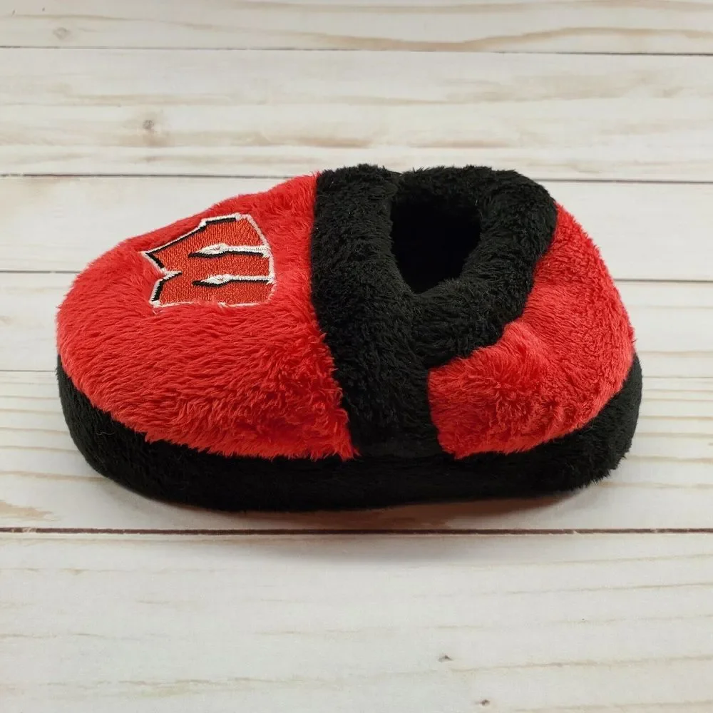 Wisconsin Badgers Toddler Slippers Size 5 Size‎ 6